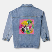 Rocking Out Women's Denim Jean Jacket