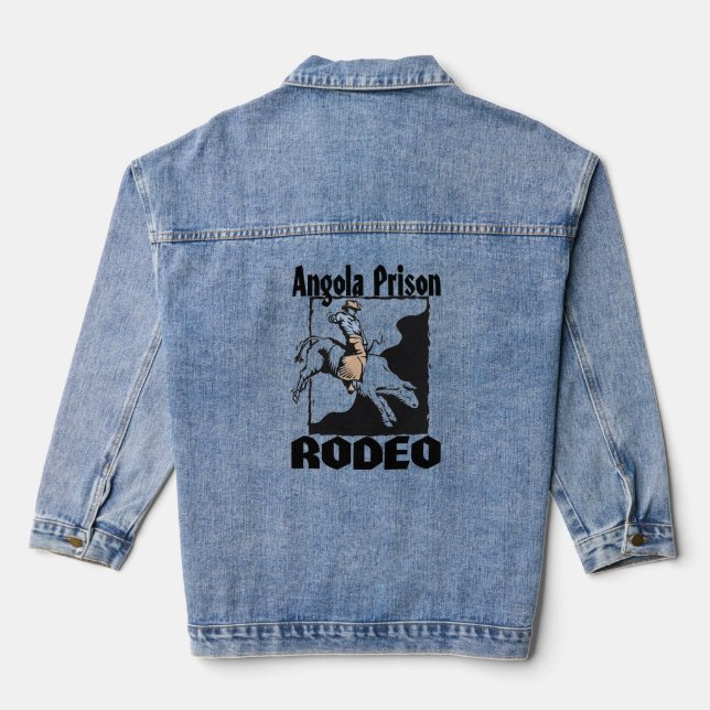 Chaqueta Vaquera Rodeo de la prisión de Angola (Reverso )