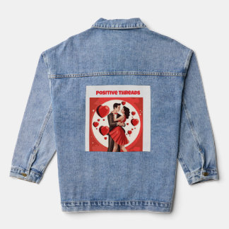 Chaqueta Vaquera Romantic Valentine Couple T-Shirt | Love Heart 💚 