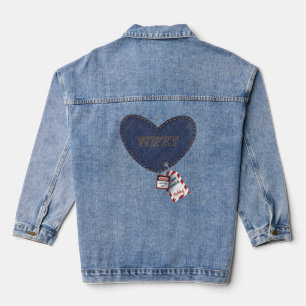 Chaqueta Vaquera Romántico Hubby Wifey Electric Lockout Tagout Hear