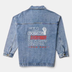 Chaqueta Vaquera Rooting For All Black African American Black