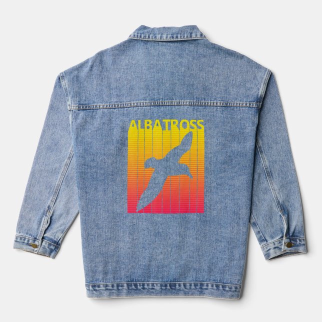 Chaqueta Vaquera Ropa retro de pájaro de Albatross (Reverso )
