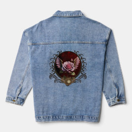 Chaqueta Vaquera Rosa Steampunk