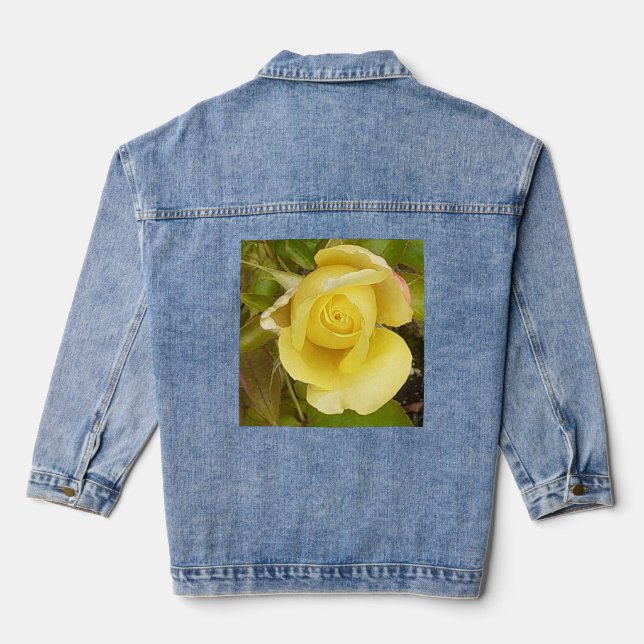 Chaqueta Vaquera Rosebud amarillo (Reverso )