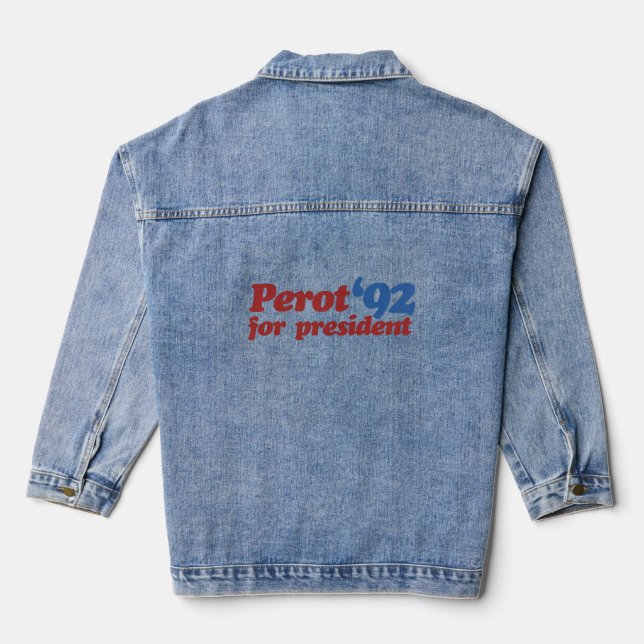 Chaqueta Vaquera Ross Perot 1992 (Reverso )
