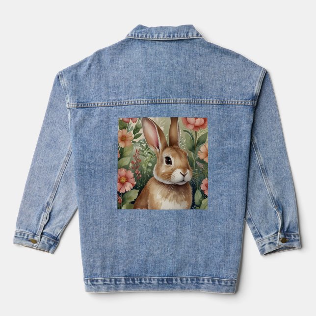 Chaqueta Vaquera Rubor Blooms & Bunny Dreams Jean Jacket (Reverso )