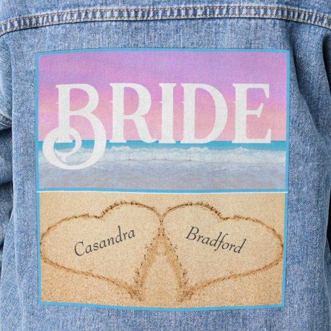 Chaqueta Vaquera Rubor Pink Purple Beach Wedding 2 Heart Bride (Subido por el creador)