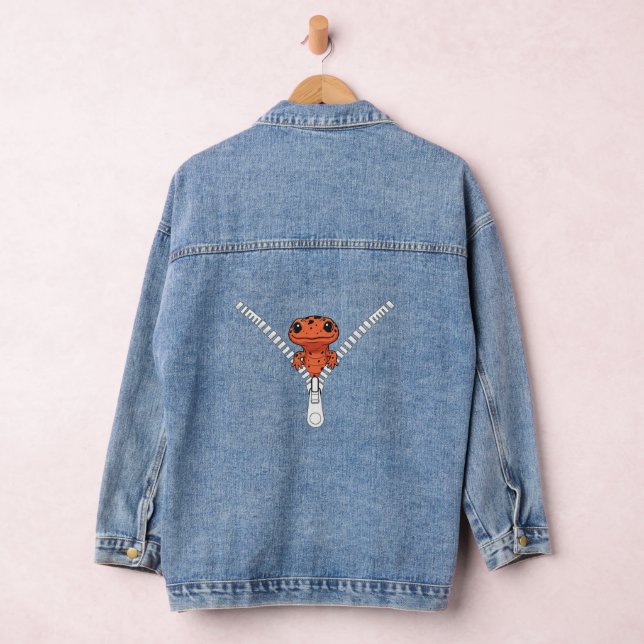 Chaqueta Vaquera Salamandra Divertida Echa Un Vistazo (Hangar)