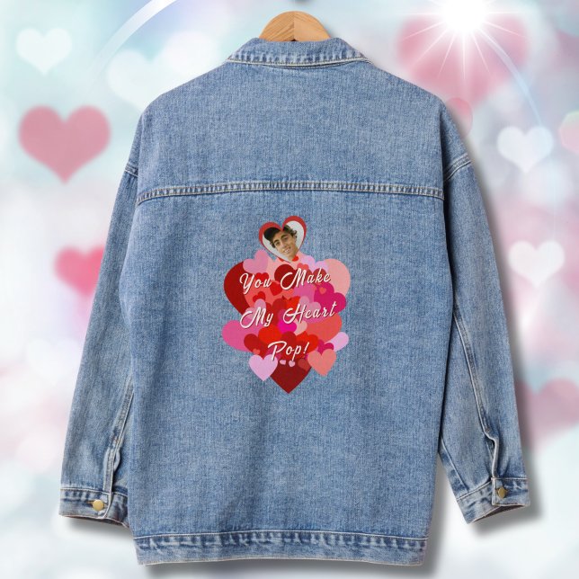 Chaqueta Vaquera San Valentín que haces mi corazón (Subido por el creador)