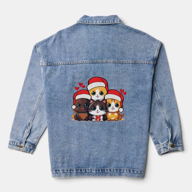Chaqueta Vaquera Santa Kittens (Reverso )