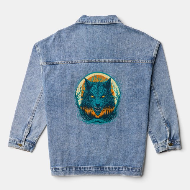 Chaqueta Vaquera Scary Werewolf (Reverso )