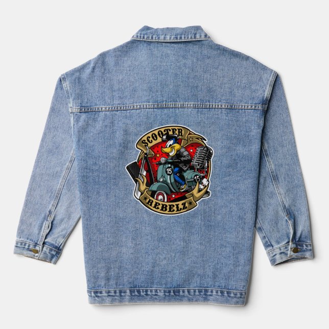 Chaqueta Vaquera Scooter rebelde Duck (Reverso )