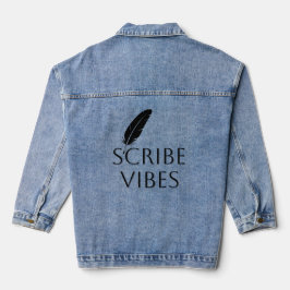 Chaqueta Vaquera Scribe Vibes Author Writer Poet 