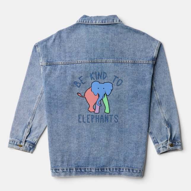 CHAQUETA VAQUERA SÉ AMABLE CON LOS ELEFANTES (Reverso )