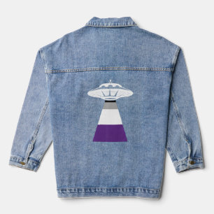 Chaqueta Vaquera Secuestro De Alienados Orgullo Asexual Lgbt Q Ufo 