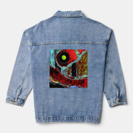 Chaqueta Vaquera Serpiente de Frecuencia – Espejo Compacto de Energ