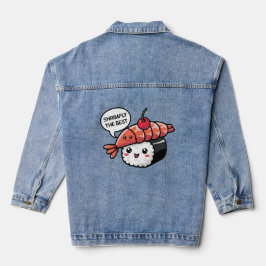 Chaqueta Vaquera shrimply el mejor sushi kawaii