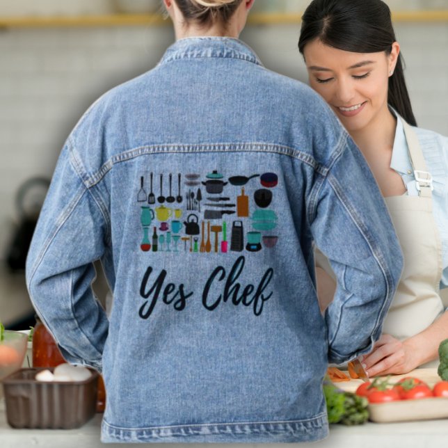 Chaqueta Vaquera Sí Chef Blue Denim Jean Jacket (Subido por el creador)