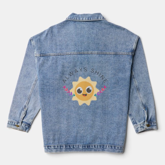 Chaqueta Vaquera Siempre brillar (Reverso )