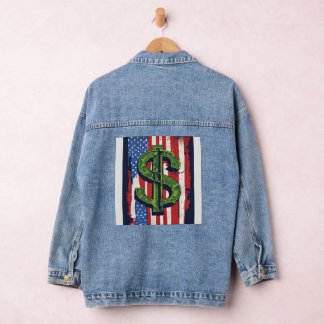 Chaqueta Vaquera Signo de dólar