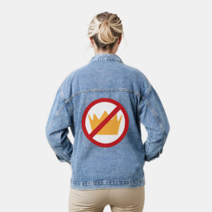 Chaqueta Vaquera ¡SIN REYES! AntiTrump (Atrás)