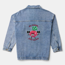 Sin sudor, solo remolachas Denim Jacket