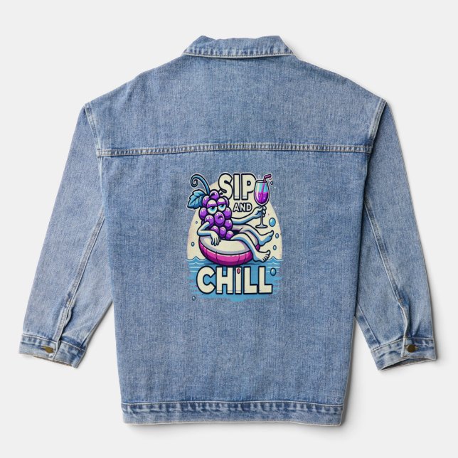 Chaqueta Vaquera Sip Y Chill (Reverso )
