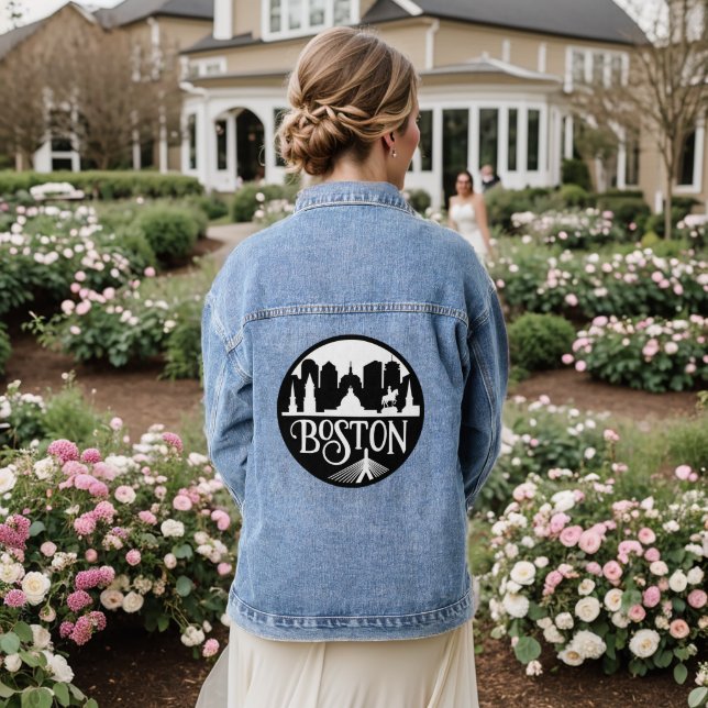 Chaqueta Vaquera Skyline de Boston (Reverso Boda)