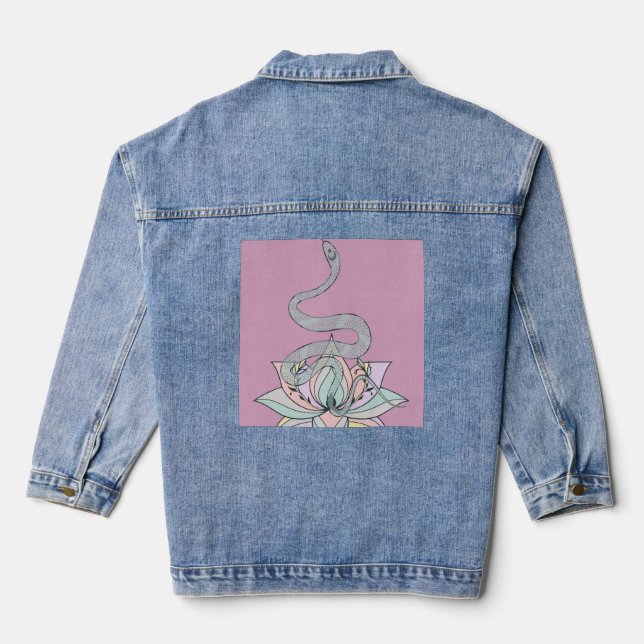 Chaqueta Vaquera Snake and Lotus Jean Jacket (Reverso )