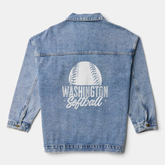 Chaqueta Vaquera Softballer Chica Sport Washi