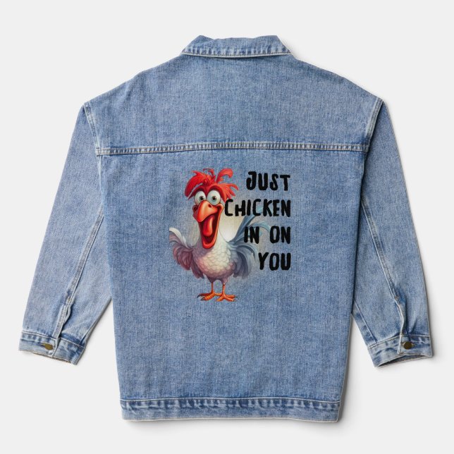 Chaqueta Vaquera Solo Pollo Sobre Ti (Reverso )