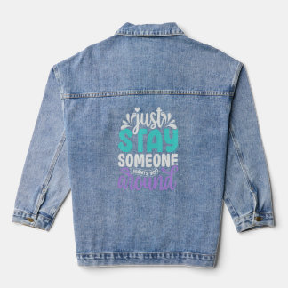 Chaqueta Vaquera Sólo Quédate Con Alguien Que Quiere Que Preveas El