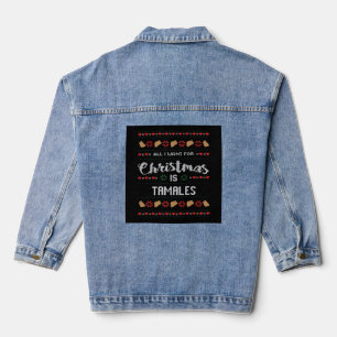 Chaqueta Vaquera Solo Quiero Hacer Cosas Y Ver Navidades
