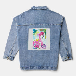 Chaqueta Vaquera Solo Vibraciones Rosadas – Flamenco Rosa