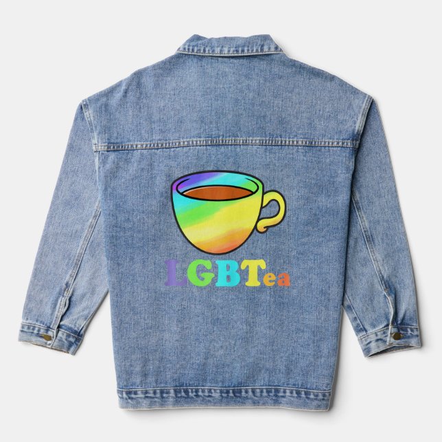 Chaqueta Vaquera Sorpresa Por Lgbtea Para Lesbianas Lgbtq (Reverso )