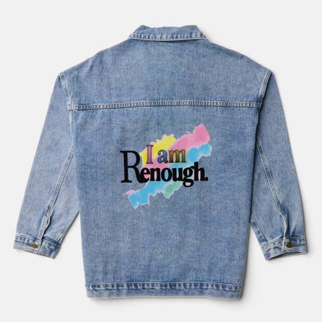 Chaqueta Vaquera Soy Suficiente (Reverso )