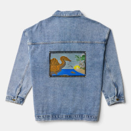 Chaqueta Vaquera Spinosaurus Film Reel Women's Denim Jacket
