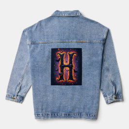 Chaqueta Vaquera Spooky Letter H Men