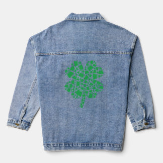 Chaqueta Vaquera St Patricks Day Leaf C Lucky Badminton
