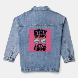 Chaqueta Vaquera Stay Trippy Little Hippie - Desi psicodélico retro