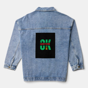 Chaqueta Vaquera Sudadera negra de mangas largas