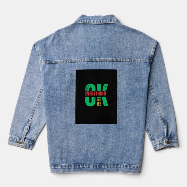 Chaqueta Vaquera Sudadera negra de mangas largas (Reverso )