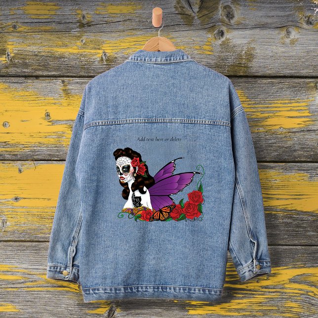Chaqueta Vaquera Sugar Skull Fairy Sunset (Subido por el creador)