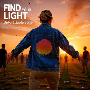Chaqueta Vaquera Sunrise in Cotton Candy Skies