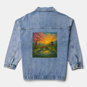 Chaqueta Vaquera Sunset de Jardín Zen japonés