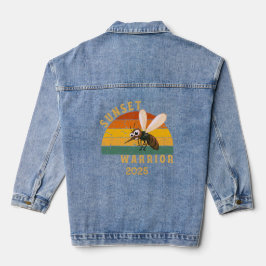 Chaqueta Vaquera Sunset Warrior - Retro Sunset Mosquito