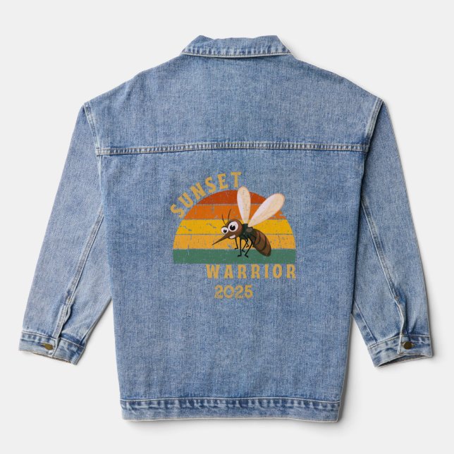 Chaqueta Vaquera Sunset Warrior - Retro Sunset Mosquito (Reverso )