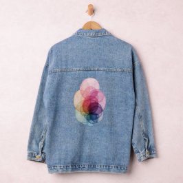 Chaqueta Vaquera Superposición vívida V01