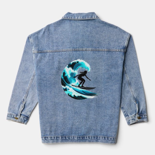 Chaqueta Vaquera surfing (Reverso )