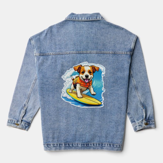 Chaqueta Vaquera Surfing Dog (Reverso )